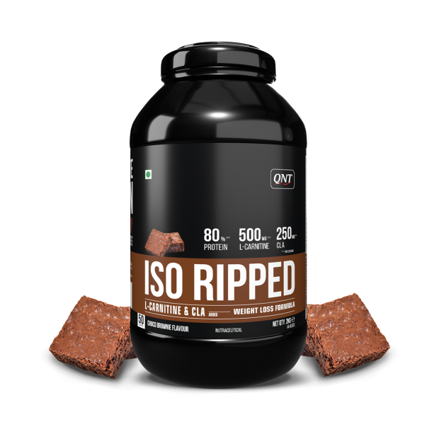 QNT ISO-RIPPED Isolate Protein CHOCO BROWNIE 2kg | 100% Pure Whey Isolate