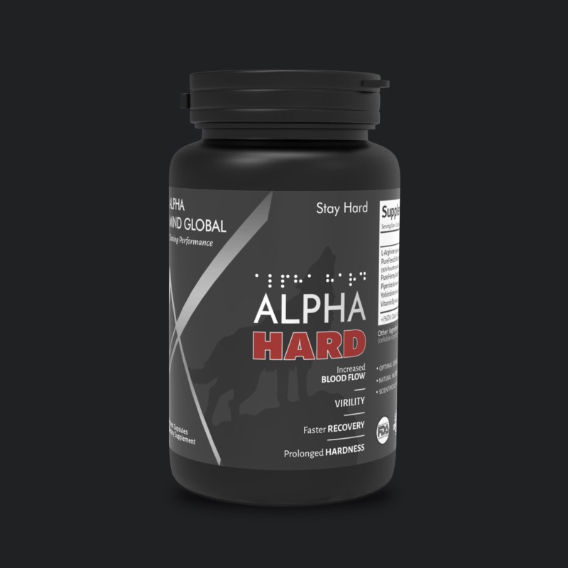 Alpha Hard – Horny Goat Weed, Pine Bark, Yohimbine Capsules